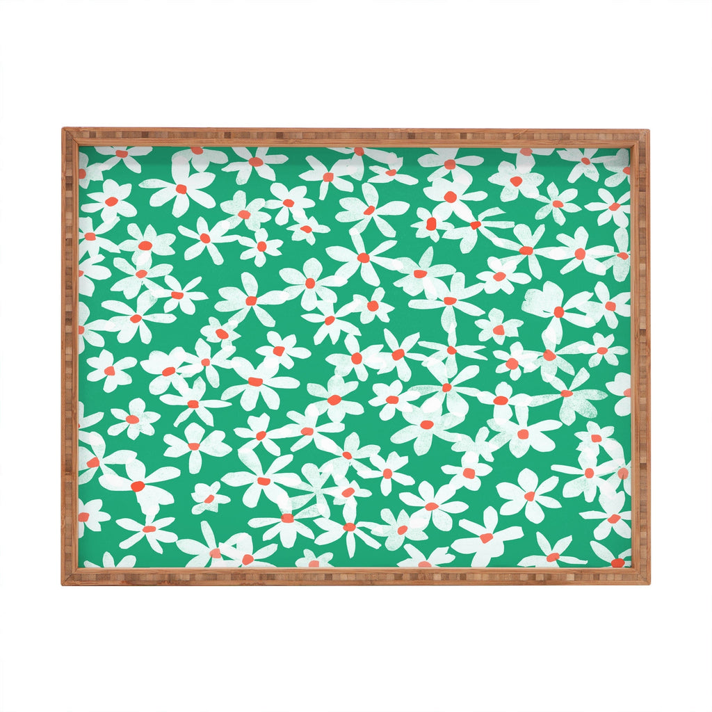 Garima Dhawan wildflowers 15 Rectangular Tray