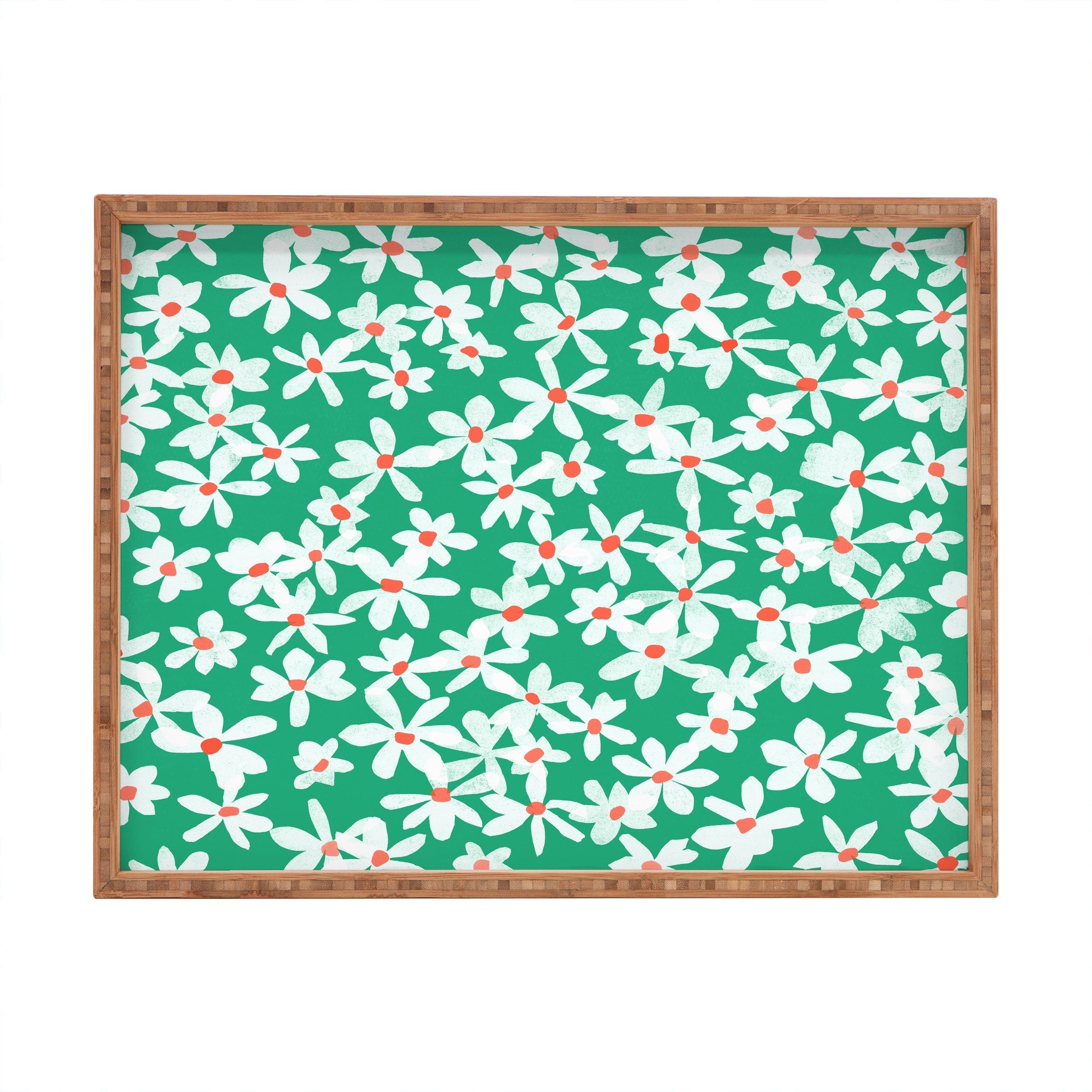 Garima Dhawan wildflowers 15 Rectangular Tray