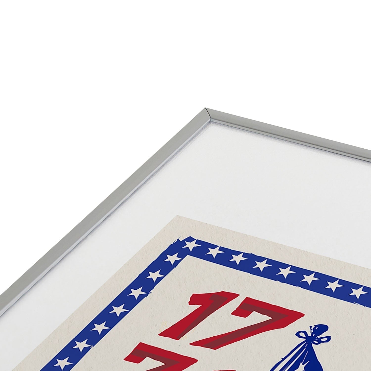 DENY Designs Retro 76 26 Metal Framed Art Print