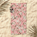 Gabriela Fuente Roberta in Pink Beach Towel
