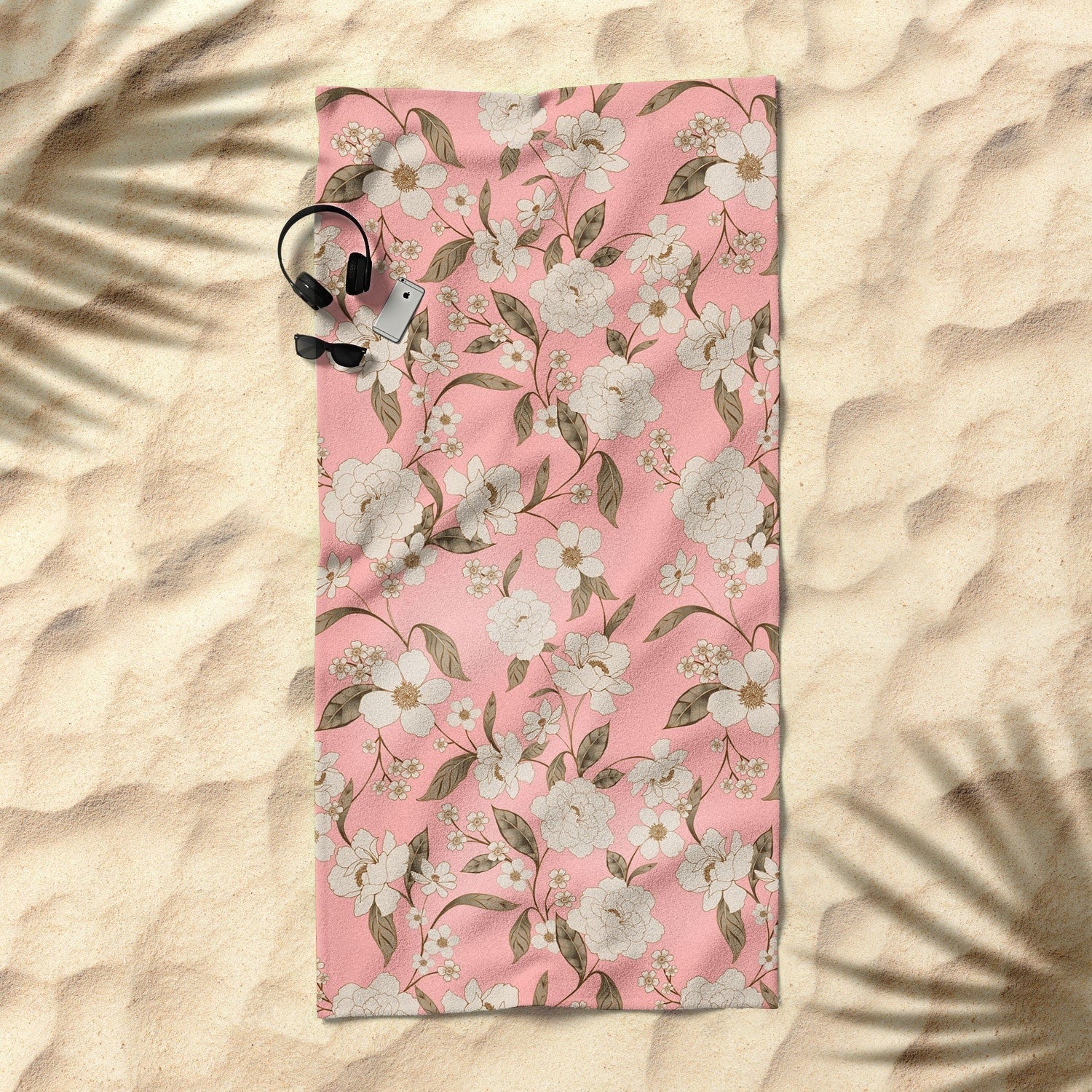 Gabriela Fuente Roberta in Pink Beach Towel
