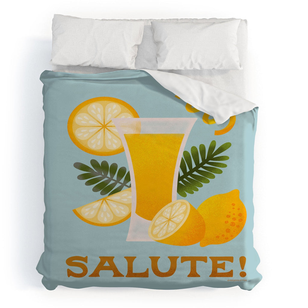 Jessica Molina Limoncello Cocktail Duvet Cover
