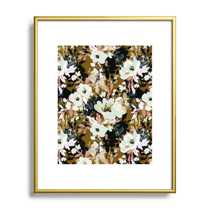 Marta Barragan Camarasa Romantic Floral Fusion Metal Framed Art Print