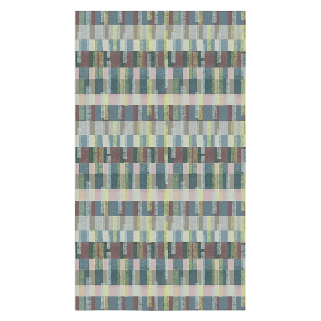 Marta Barragan Camarasa Dynamic Linear Blocks Tablecloth