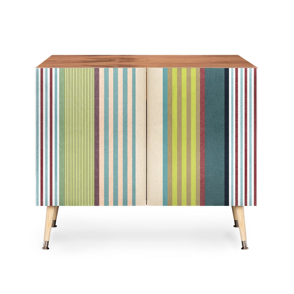 Marta Barragan Camarasa Colorful Stripe Delight Credenza