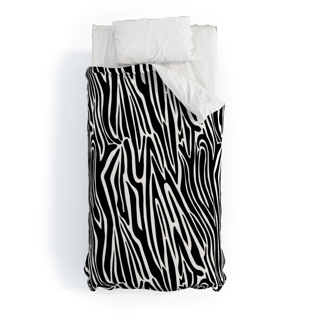 Jennifer Labre Wild Zebra Duvet Cover