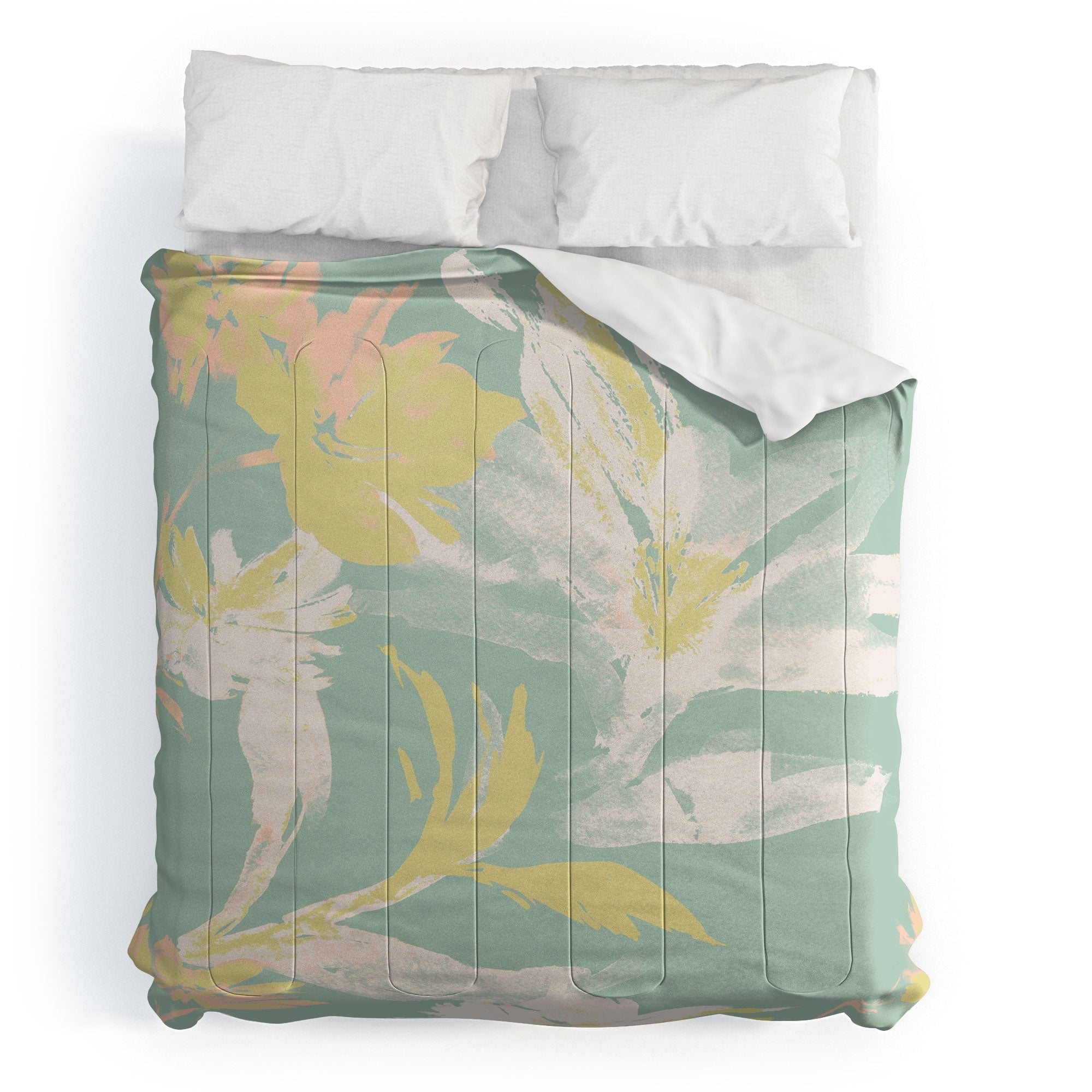 Gabriela Fuente Emma Floral Mint Comforter