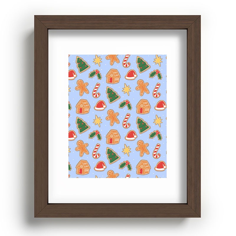 Love_Ryming Christmas Cookies Recessed Framing Rectangle