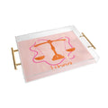 Little Om Zodiac Signs Libra Acrylic Tray