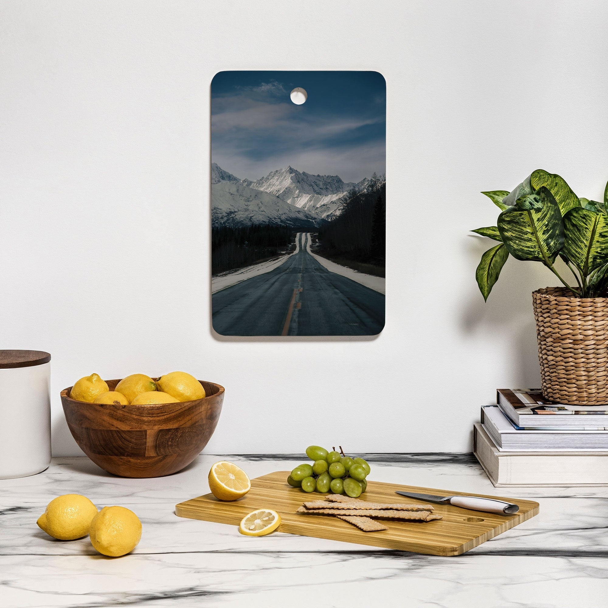Hannah Kemp Alaska Drive Cutting Board Rectangle