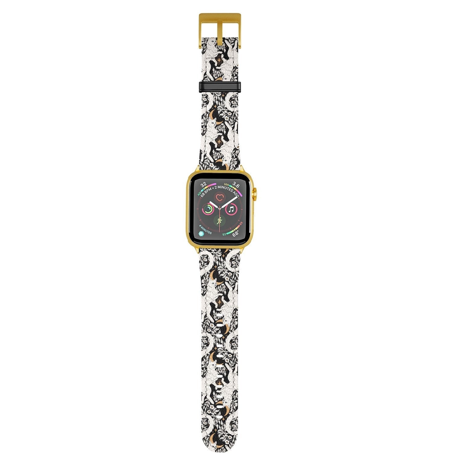 Avenie Celestial Cats Gold Apple Watch Band
