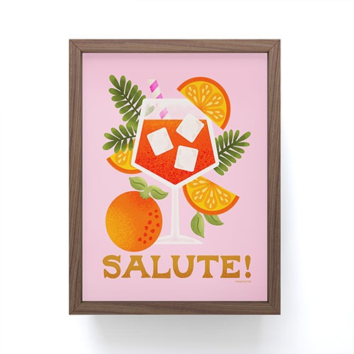 Jessica Molina Orange Spritz Framed Mini Art Print