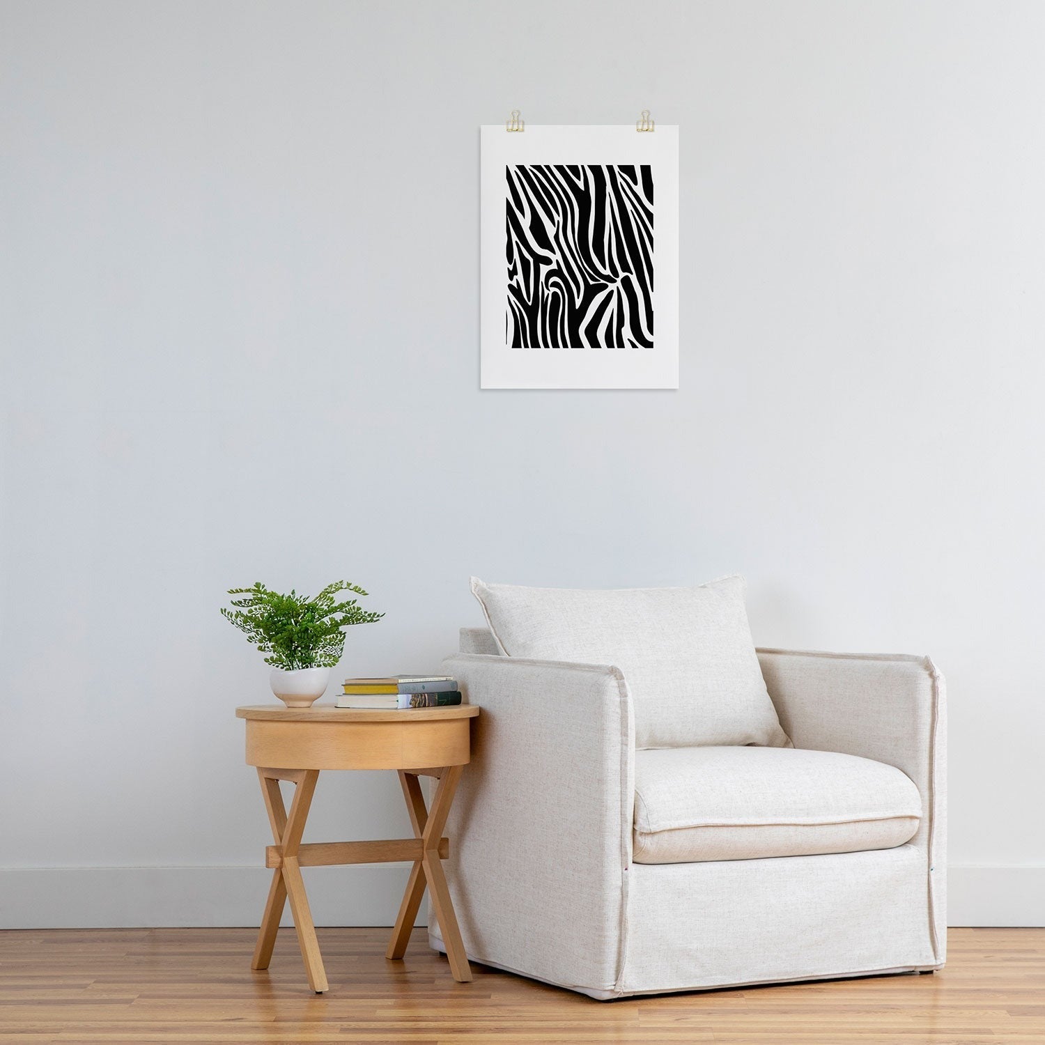 Jennifer Labre Wild Zebra Art Print