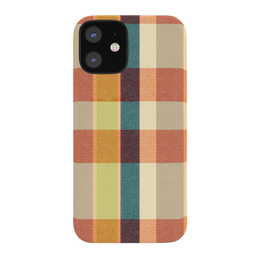 Marta Barragan Camarasa Retro Picnic Plaid Warm Tones Phone Case