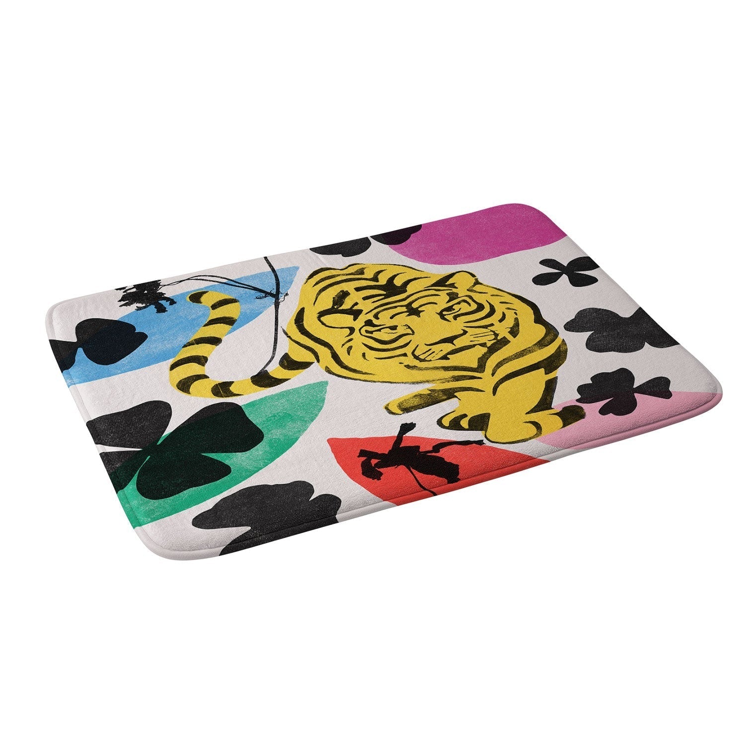 Garima Dhawan wild 3 Memory Foam Bath Mat