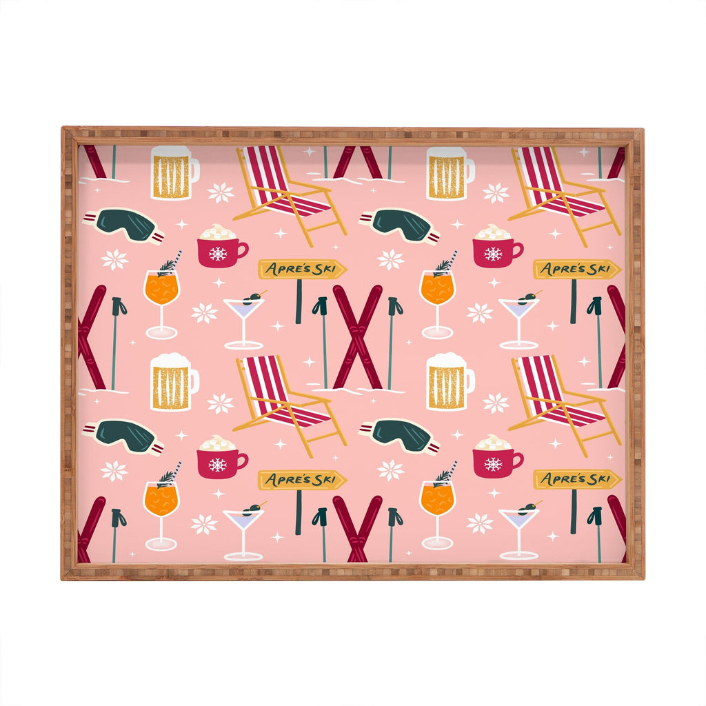 Design by Spark Apres Ski Holiday Rectangular Tray