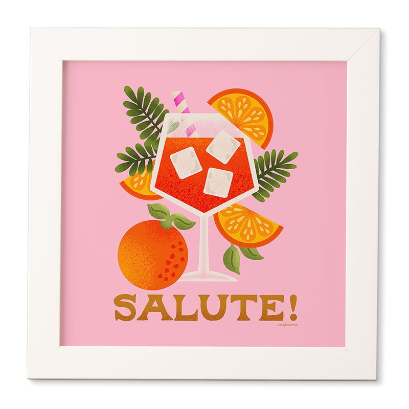 Jessica Molina Orange Spritz Framed Wall Art