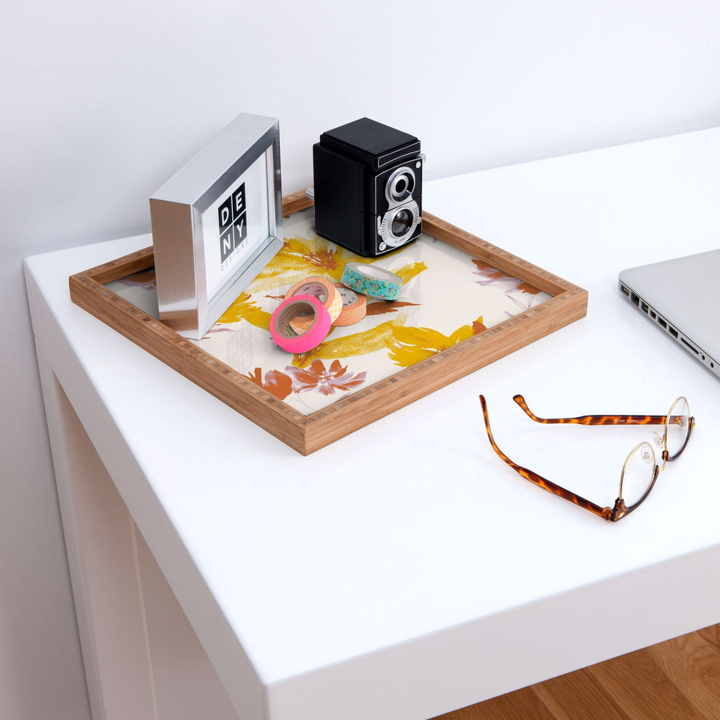 Gabriela Fuente Emma Floral Classic Square Tray