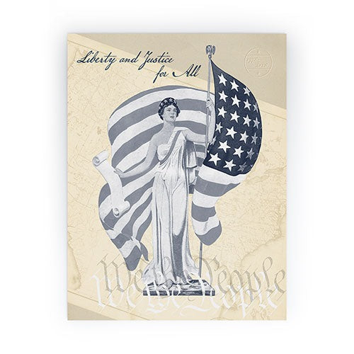 DENY Designs Liberty and Justice Woman Mini Art Print