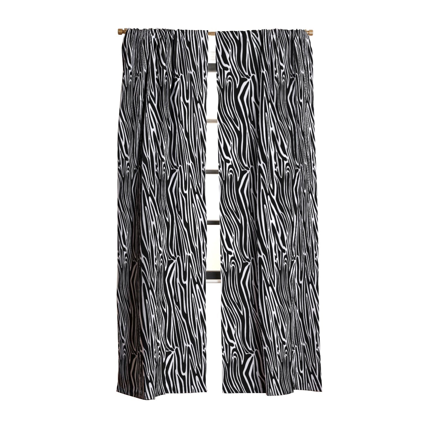 Jennifer Labre Wild Zebra Blackout Window Curtain