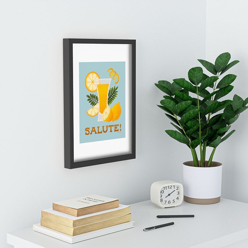 Jessica Molina Limoncello Cocktail Recessed Framing Rectangle
