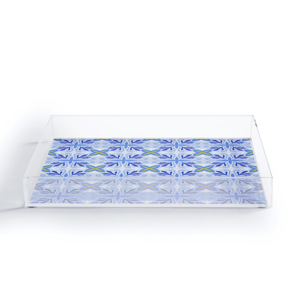 Design by Spark Dolce Vita Flourish Tile Acrylic Tray