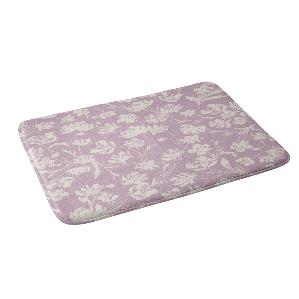 Gabriela Fuente Martine Lilac Memory Foam Bath Mat