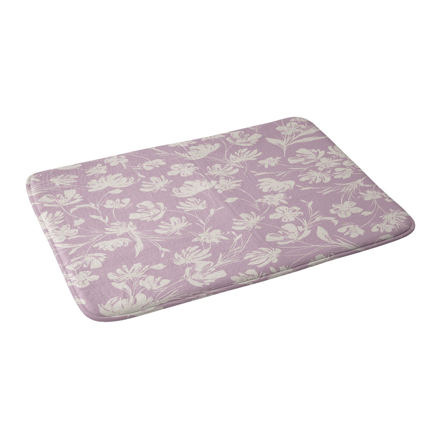 Gabriela Fuente Martine Lilac Memory Foam Bath Mat