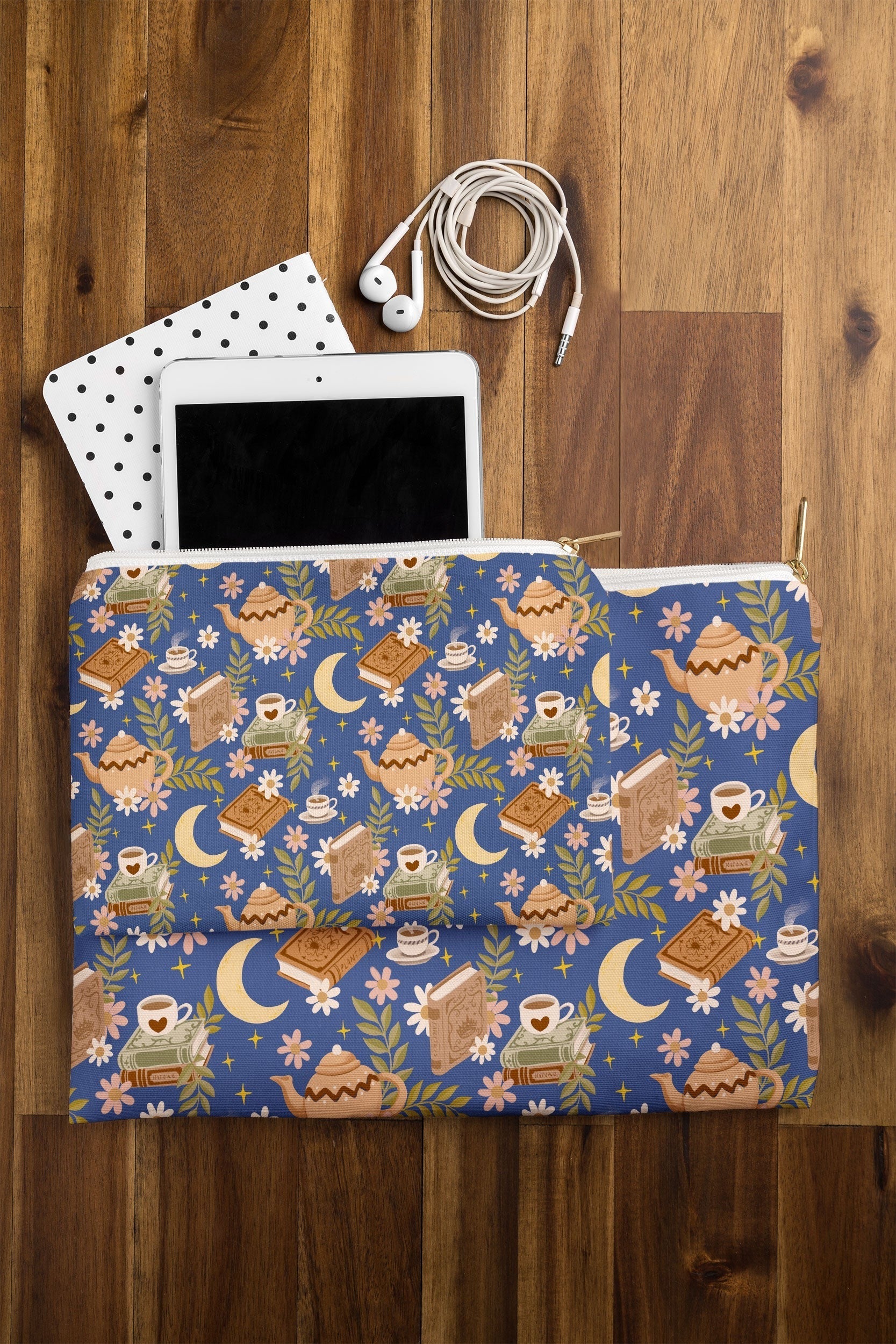 Avenie Moonlit Reading Nook II Pouch