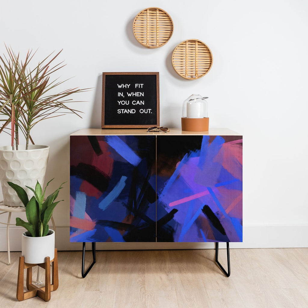83 Oranges Midnight Sparks Credenza