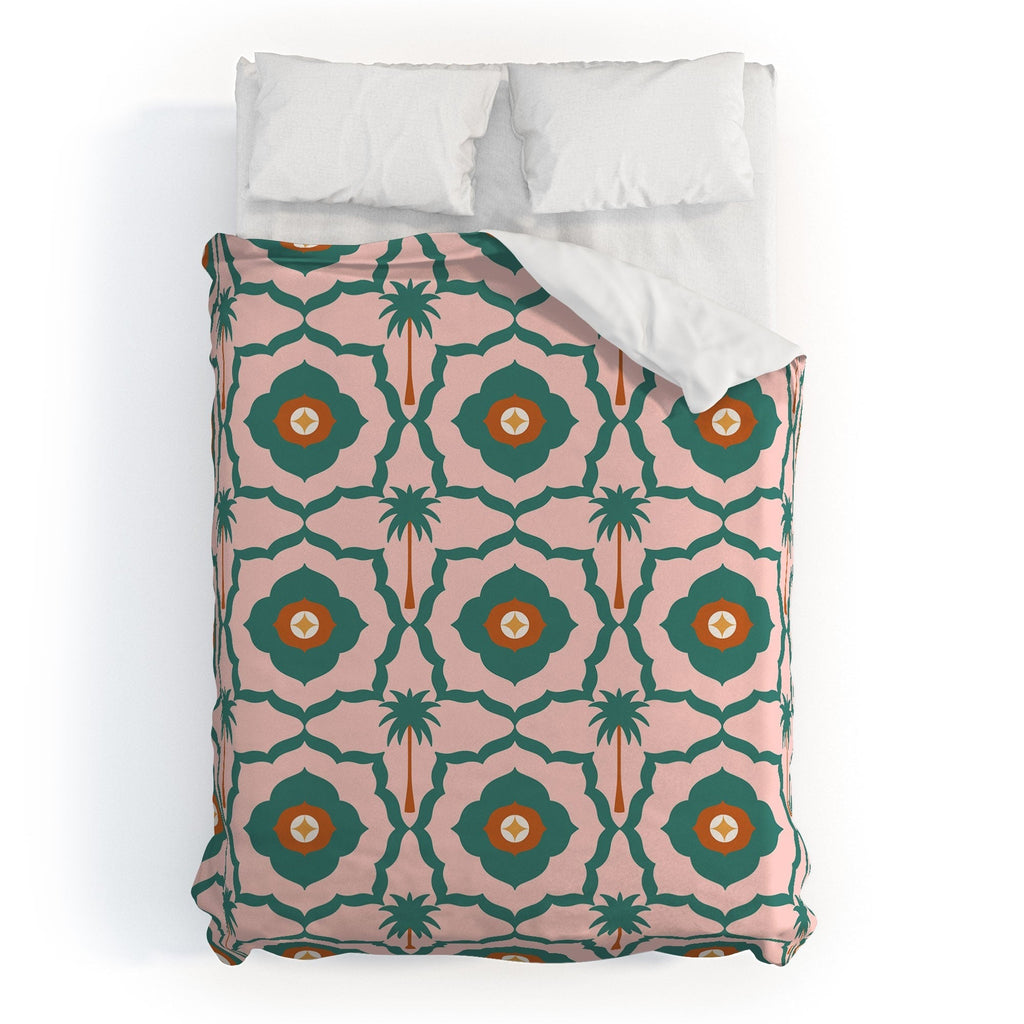 Design by Spark Mid Mod Palm Springs Duvet Cover