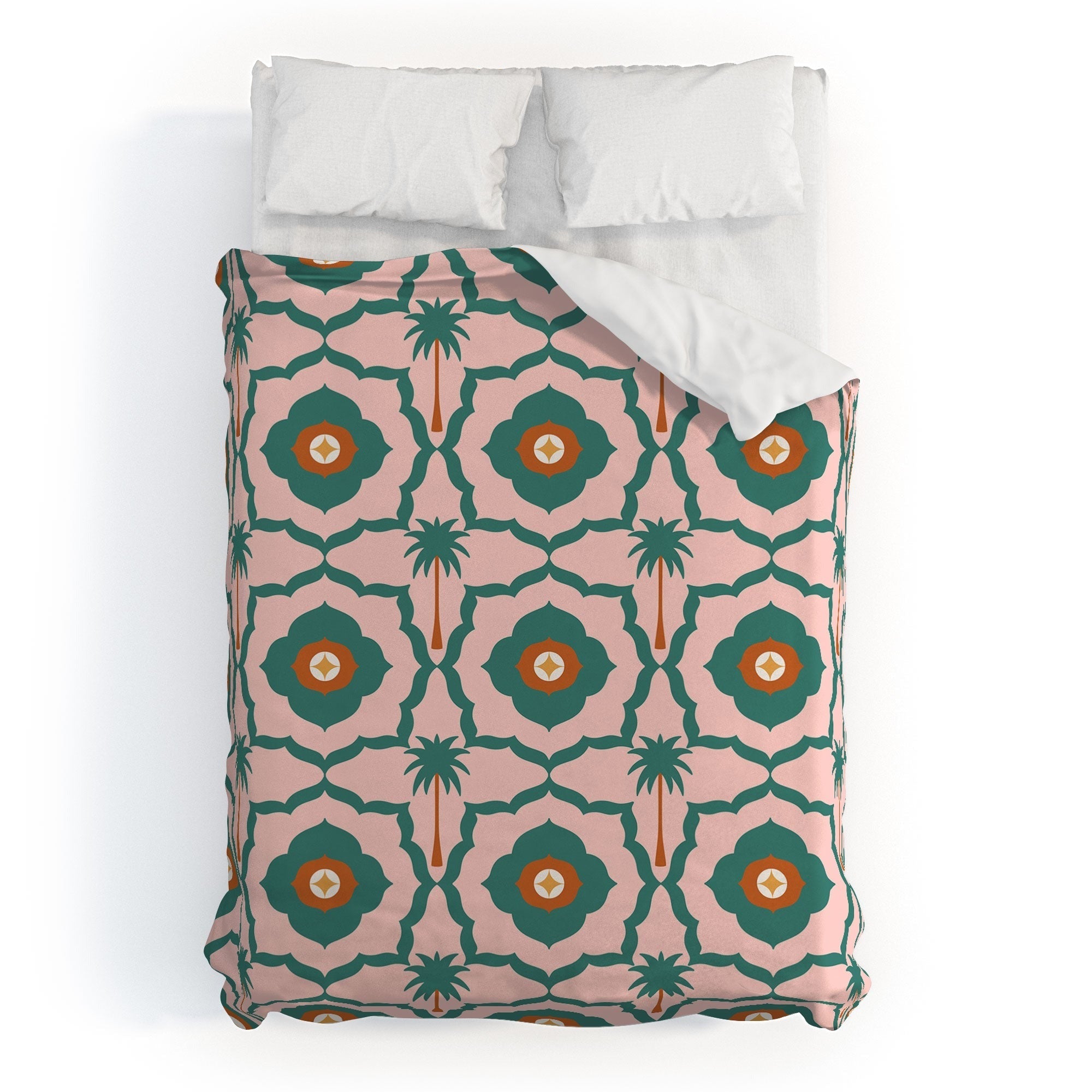 Design by Spark Mid Mod Palm Springs Duvet Cover