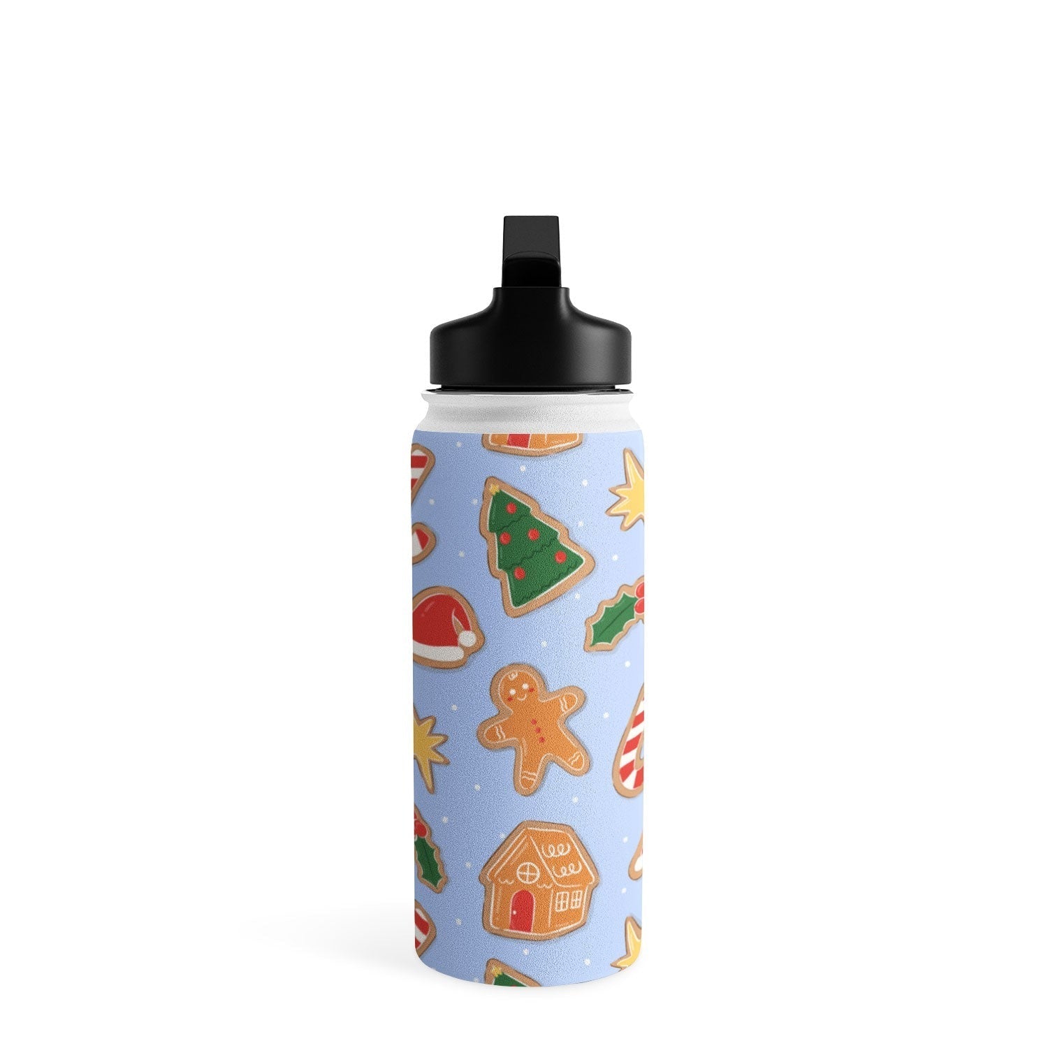 Love_Ryming Christmas Cookies Water Bottle