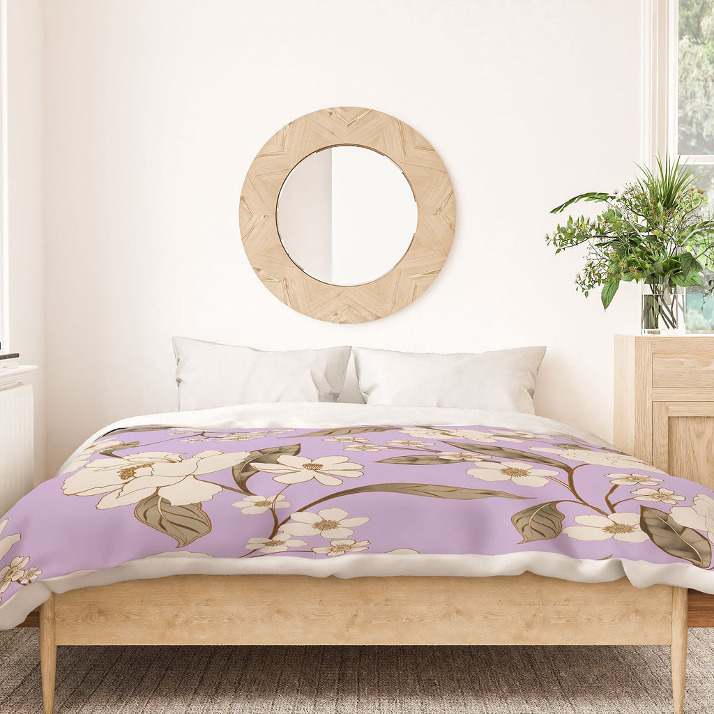 Gabriela Fuente Roberta lilac Duvet Cover