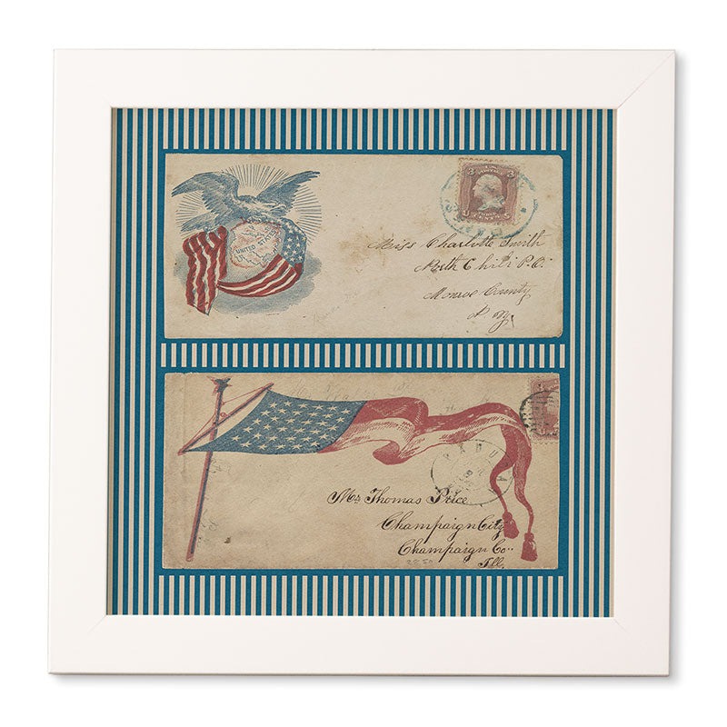 DENY Designs Civil War Envelopes Framed Wall Art