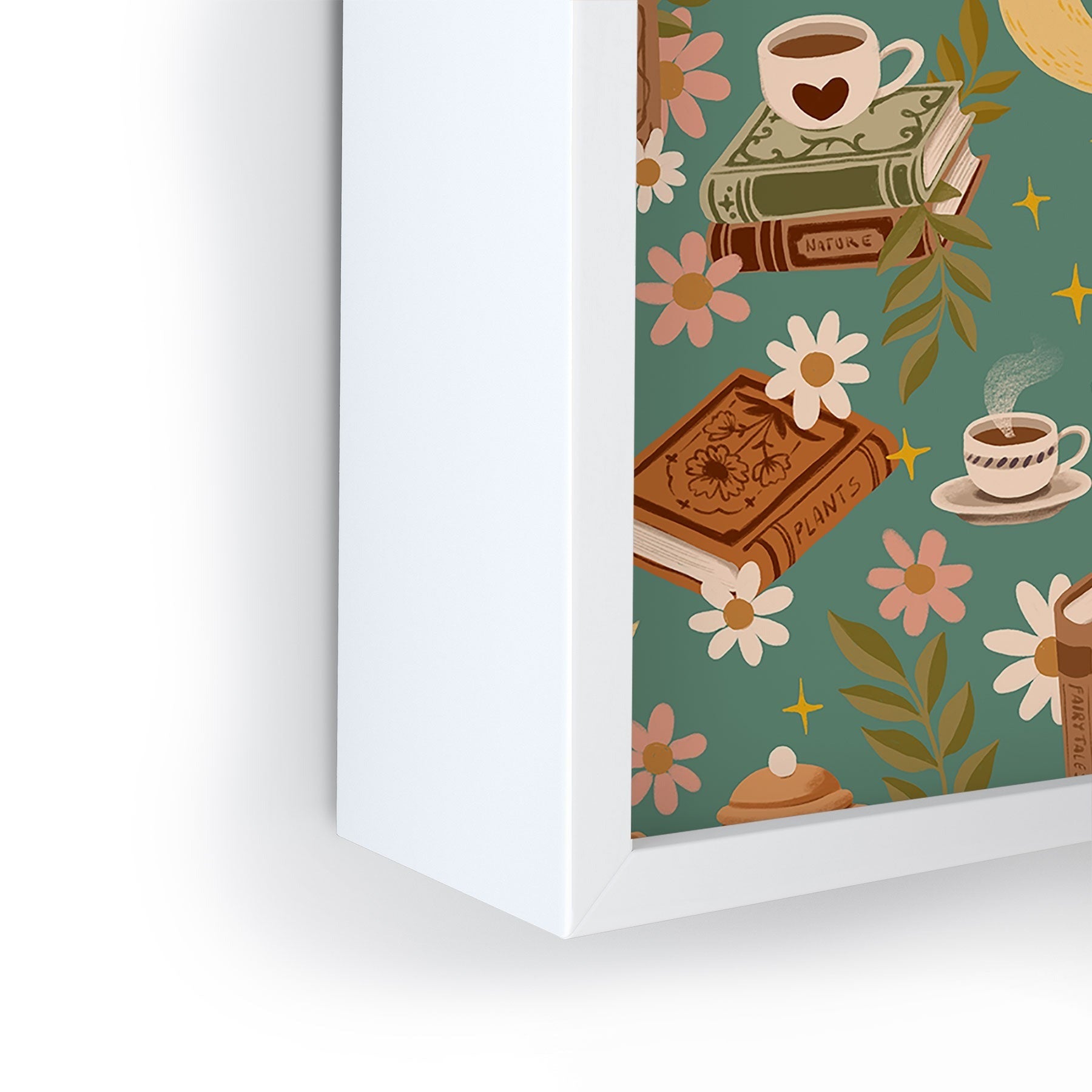 Avenie Moonlit Reading Nook I Framed Mini Art Print