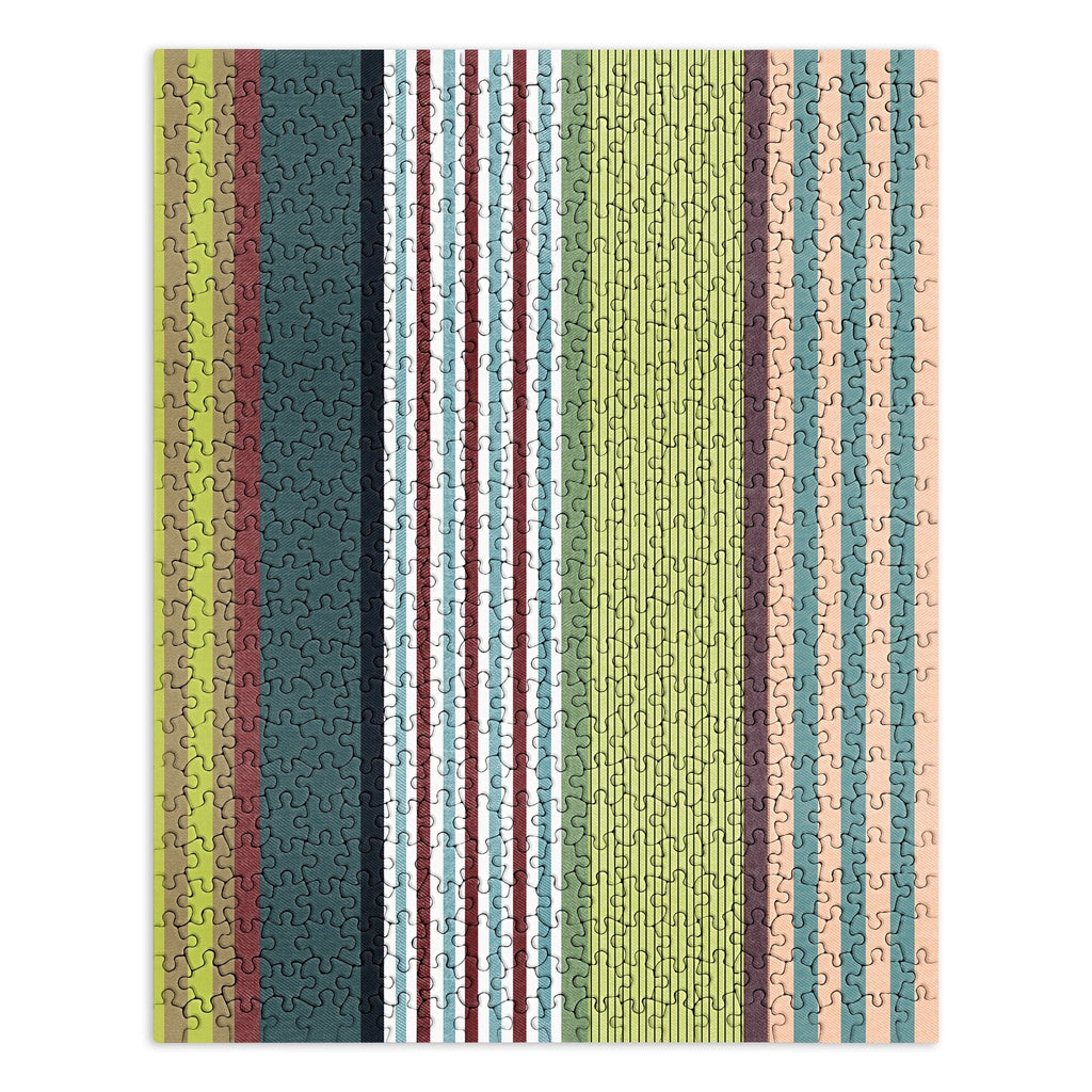 Marta Barragan Camarasa Colorful Stripe Delight Puzzle