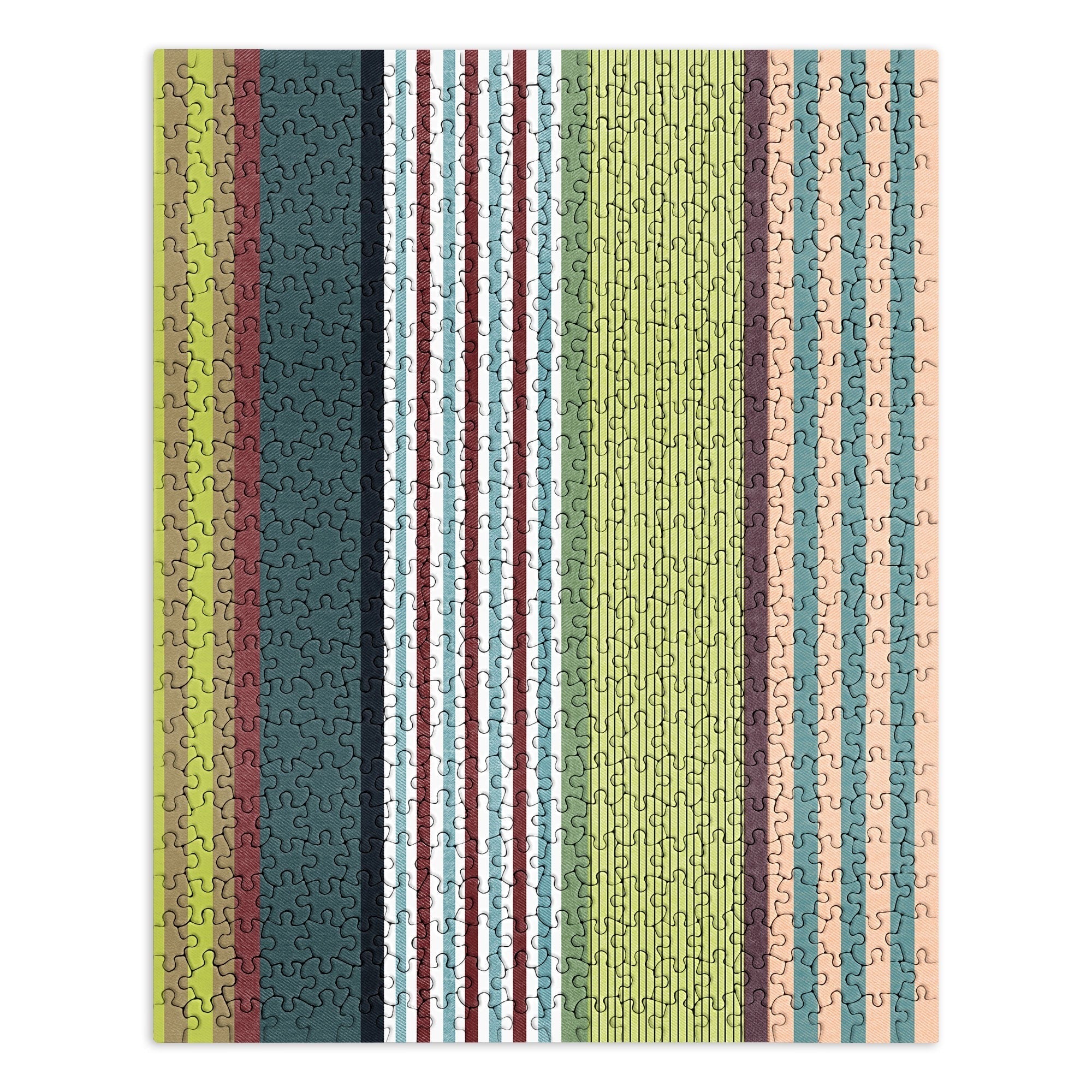 Marta Barragan Camarasa Colorful Stripe Delight Puzzle