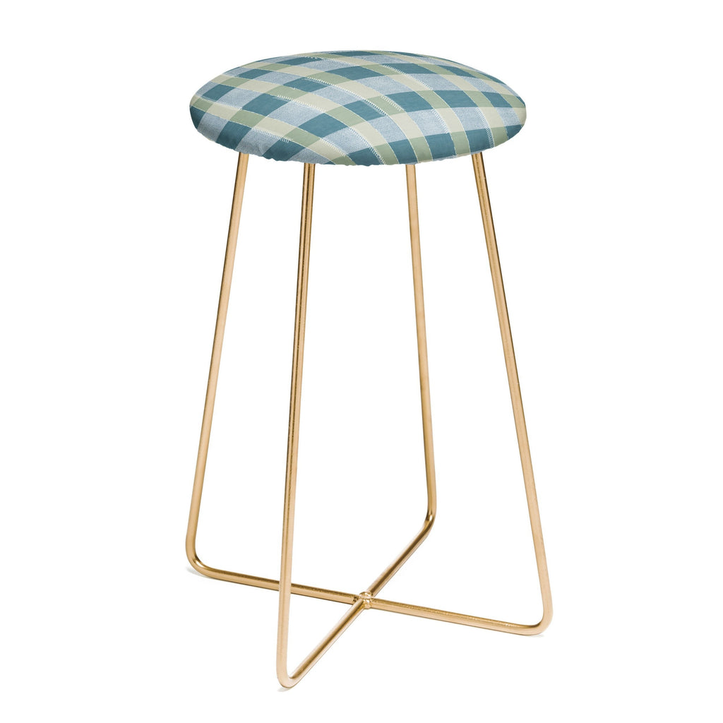Marta Barragan Camarasa Country Style Checks Counter Stool