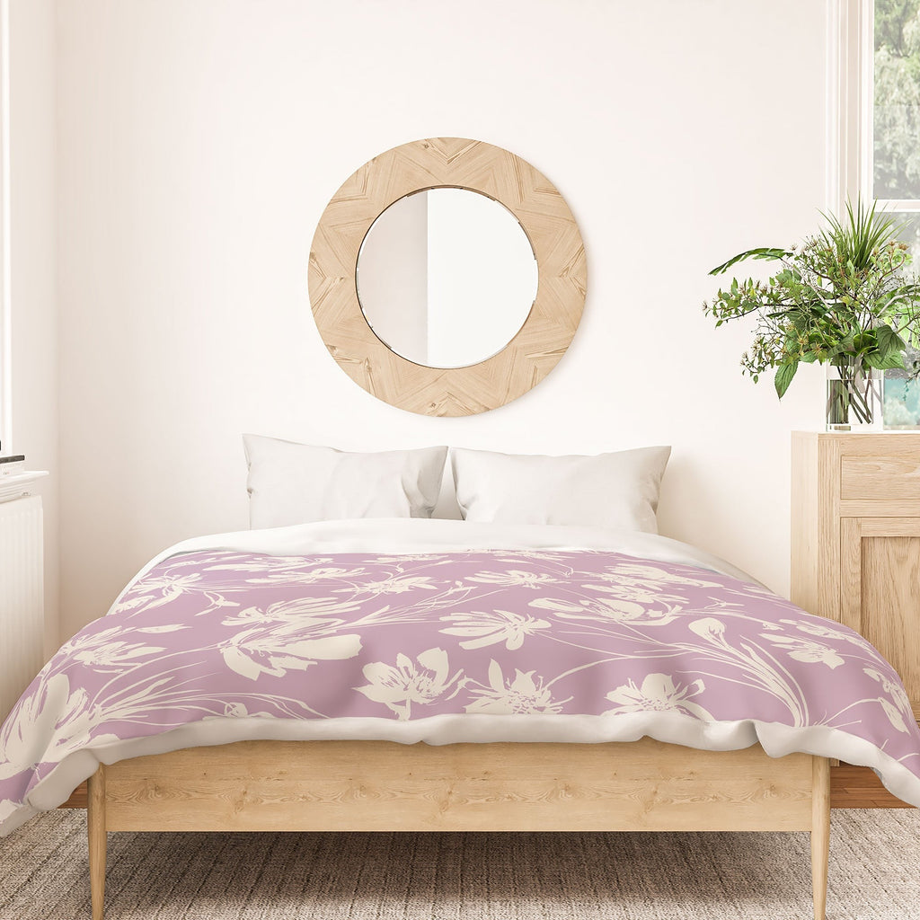 Gabriela Fuente Martine Lilac Duvet Cover