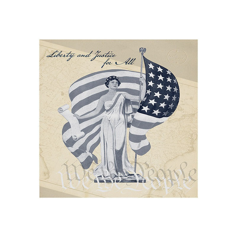 DENY Designs Liberty and Justice Woman Art Print