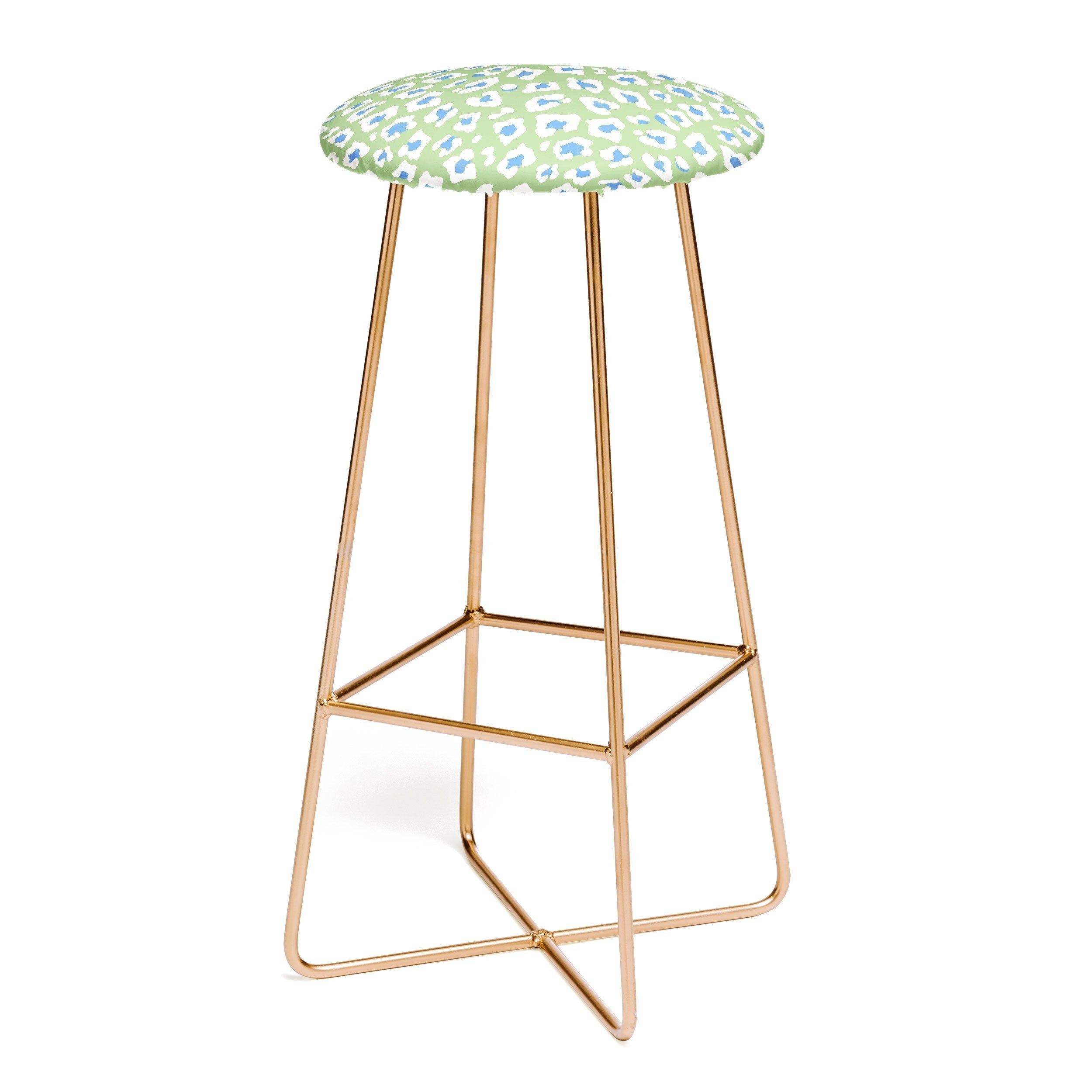 Avenie BR Cheetah Print Bar Stool