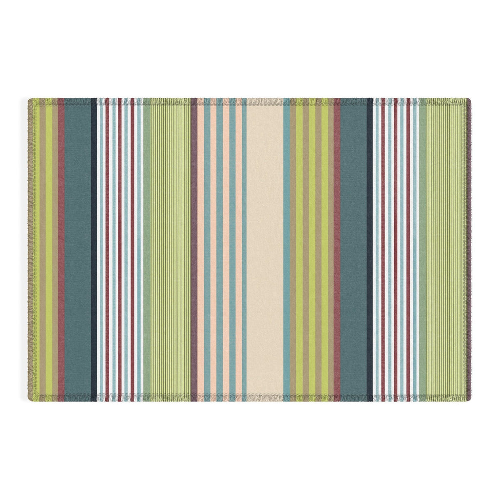 Marta Barragan Camarasa Colorful Stripe Delight Outdoor Rug
