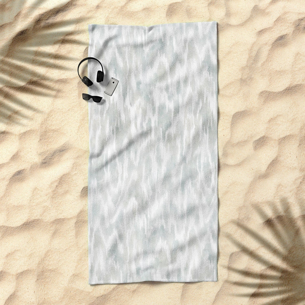 Jacqueline Maldonado Watercolor Wood Grain Beach Towel