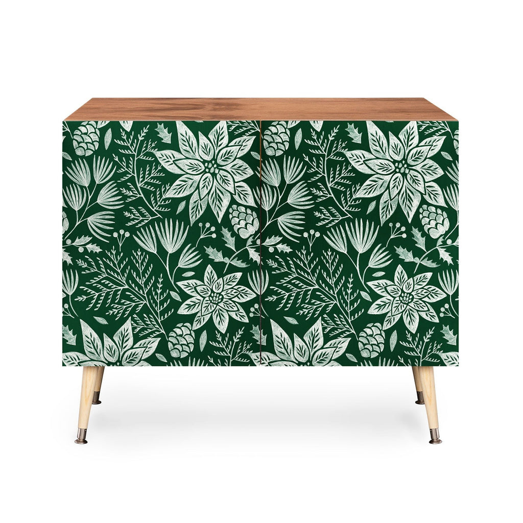 Pimlada Phuapradit Christmas Poinsettia Credenza