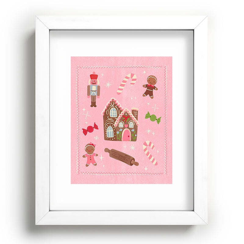 carriecantwell Sweet Christmas Holidays Recessed Framing Rectangle