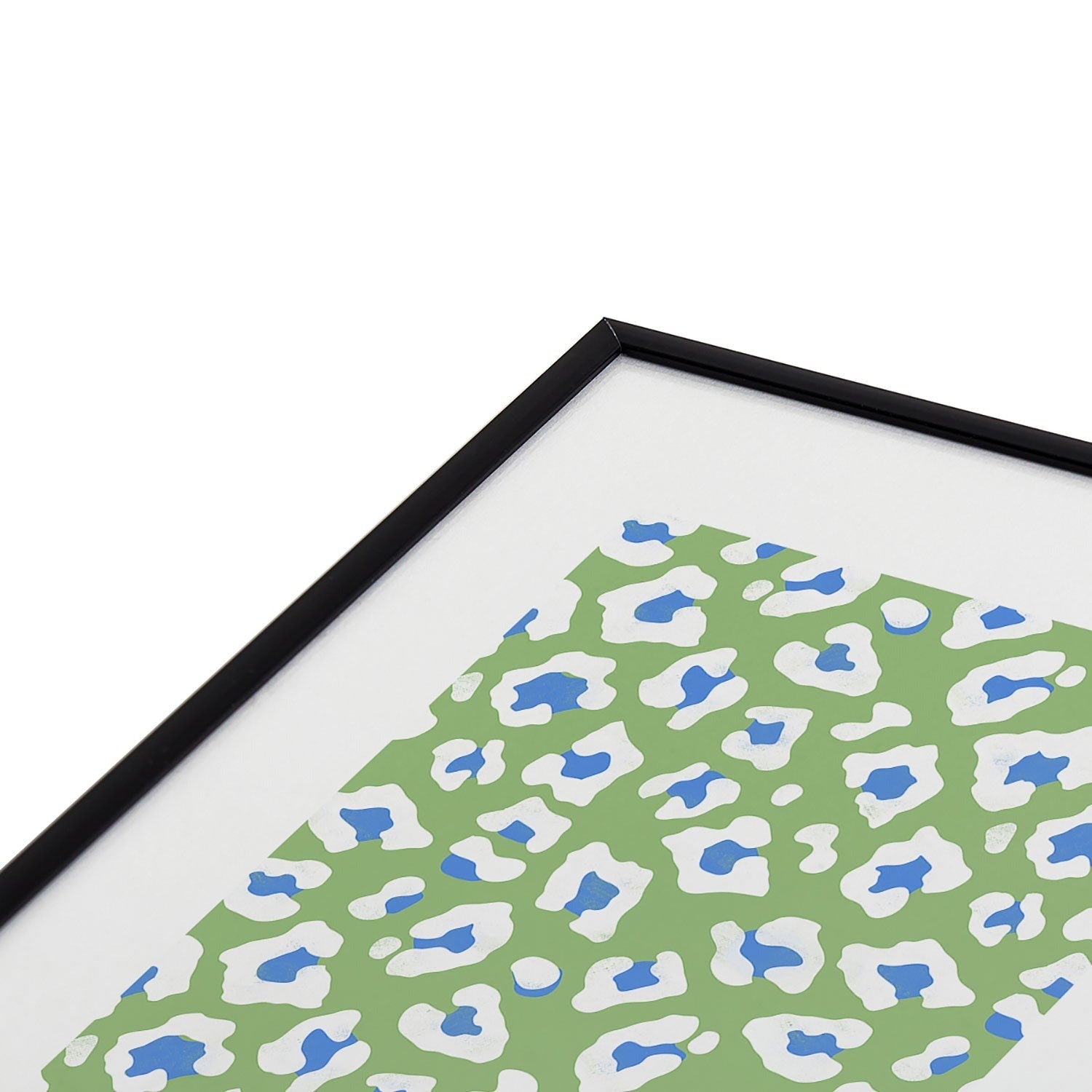 Avenie BR Cheetah Print Metal Framed Art Print