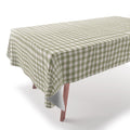 Menina Lisboa Rustic Green Plaid Tablecloth
