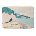 Valeria Frustaci Beach of Positano in Italy Memory Foam Bath Mat