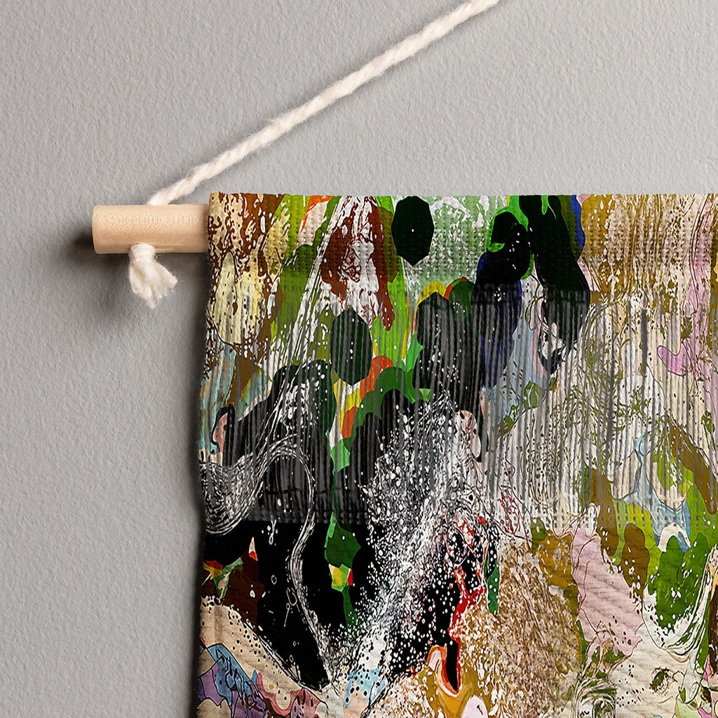 83 Oranges Echoes Beneath the Surface Wall Hanging Landscape